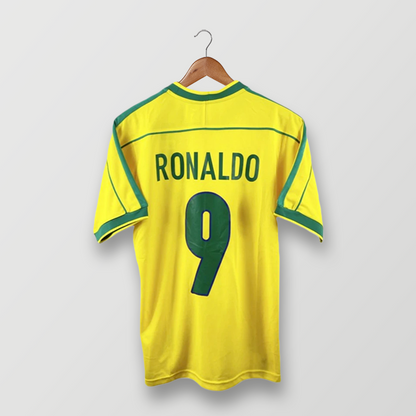 Brazil 1998 Home Shirt - Ronaldo 9